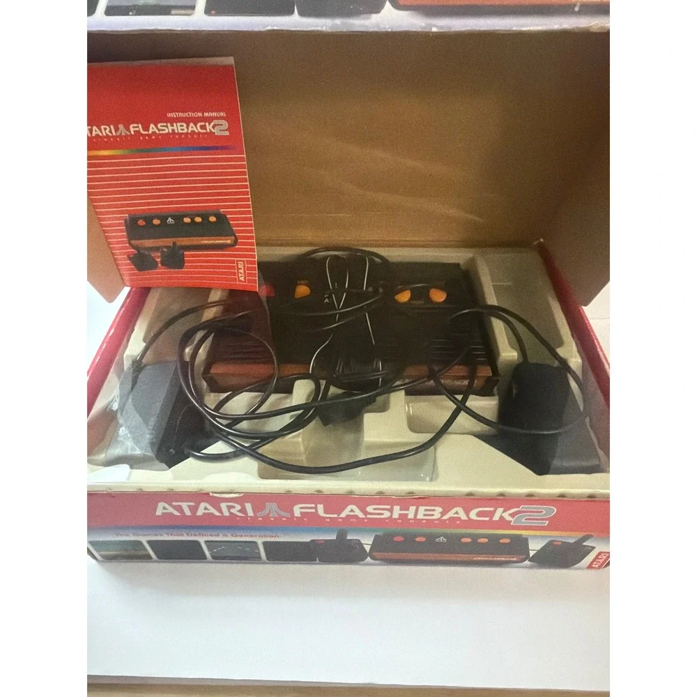 Atari Flashback 2 Classic Game Console 40 Built-In Games 26519 Retro System Box